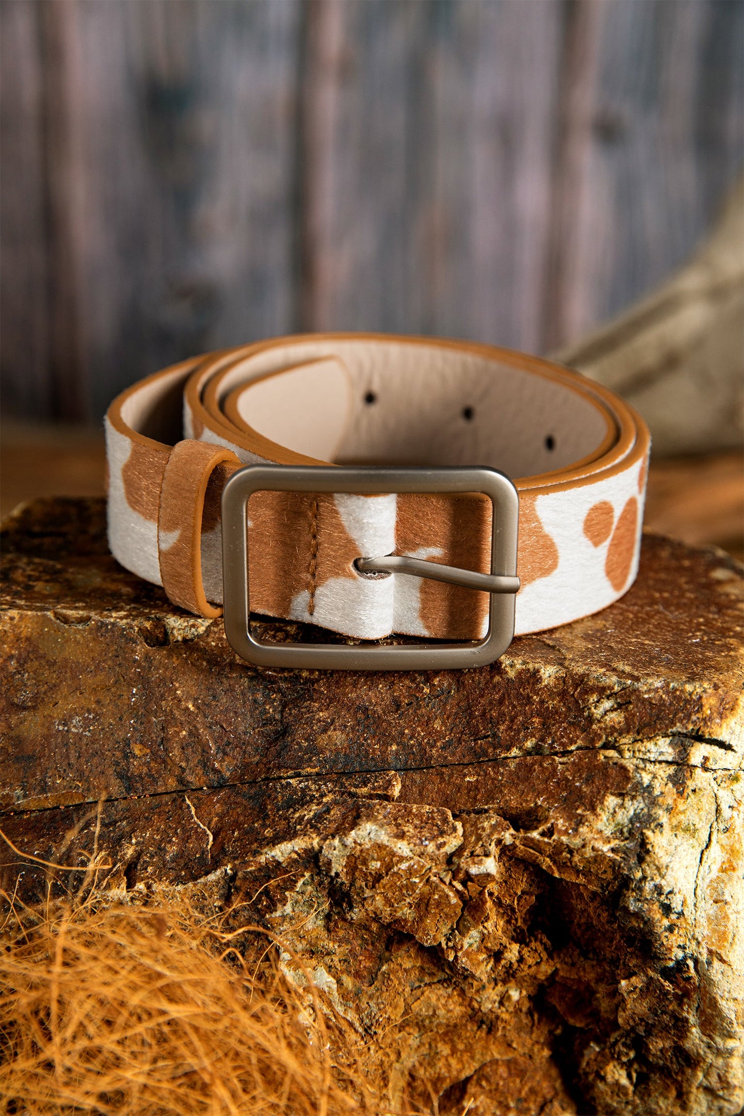 Sage Hair Pu Leather Belt