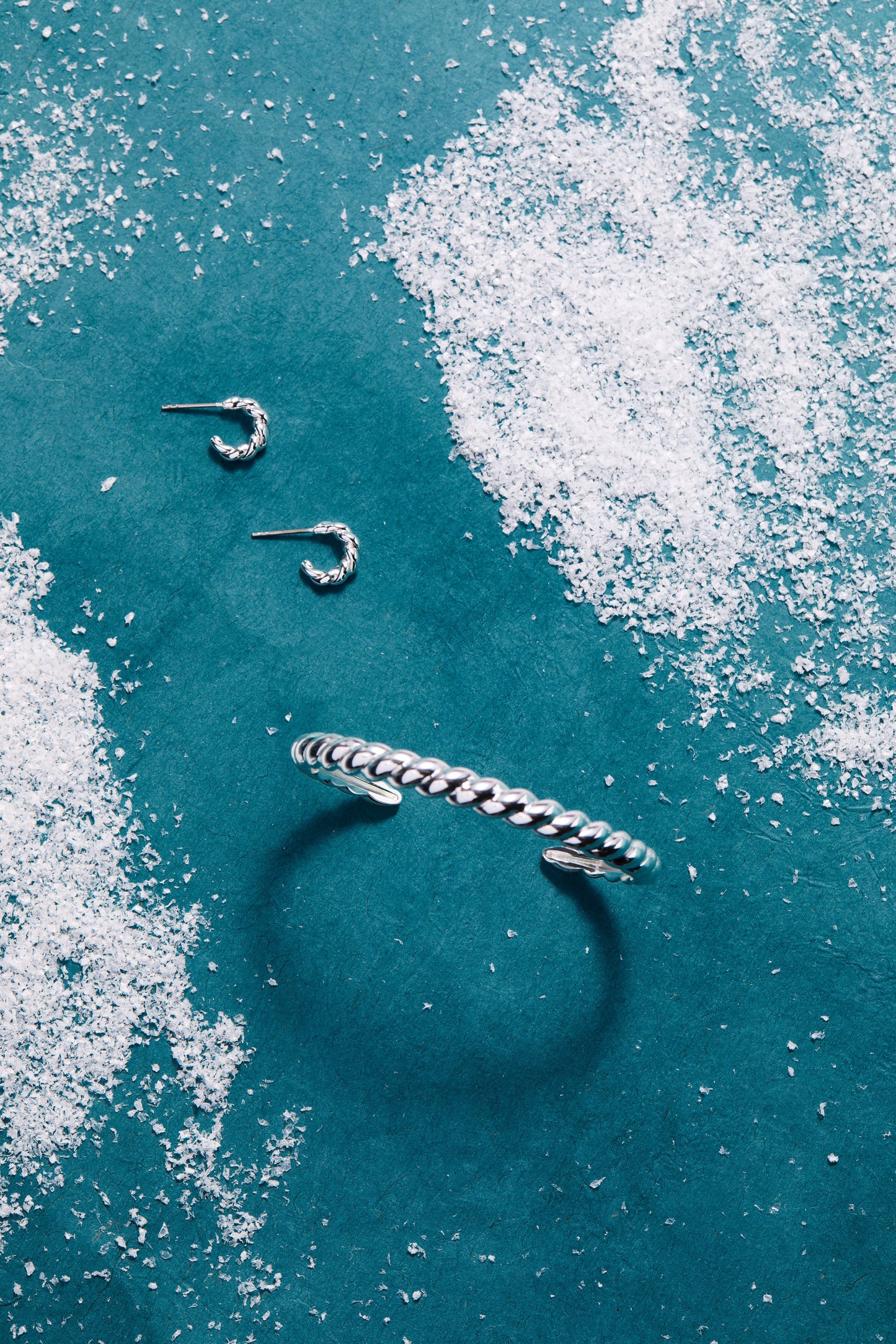 Puffy Rope Texture Cuff Bracelet