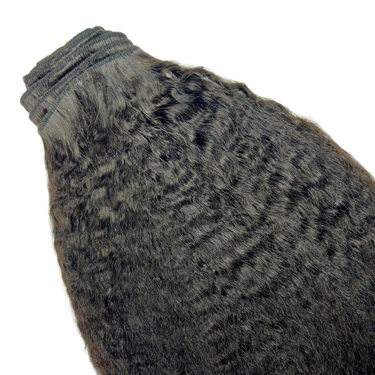 Kinky Straight Clip-In 100% Human Hair Extensions