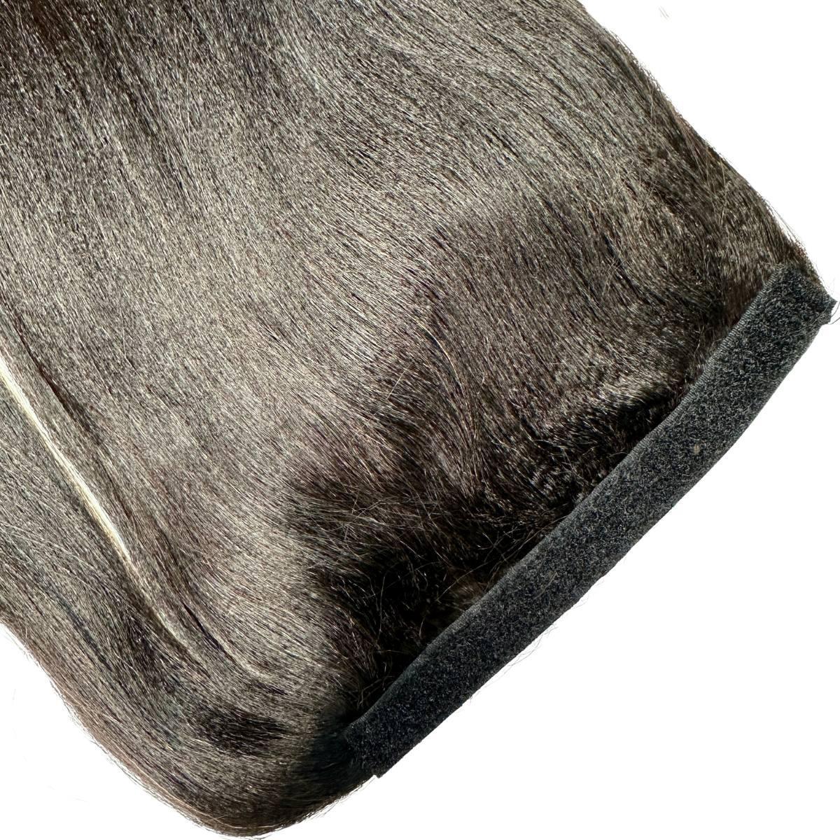 Yaki Straight 100% Human Hair Ponytail Extension