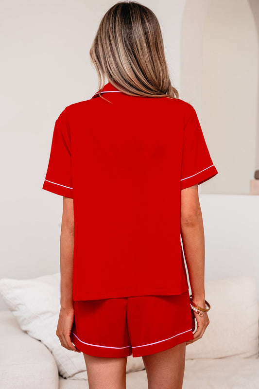 Elaina Silky 2pcs Pajama Set