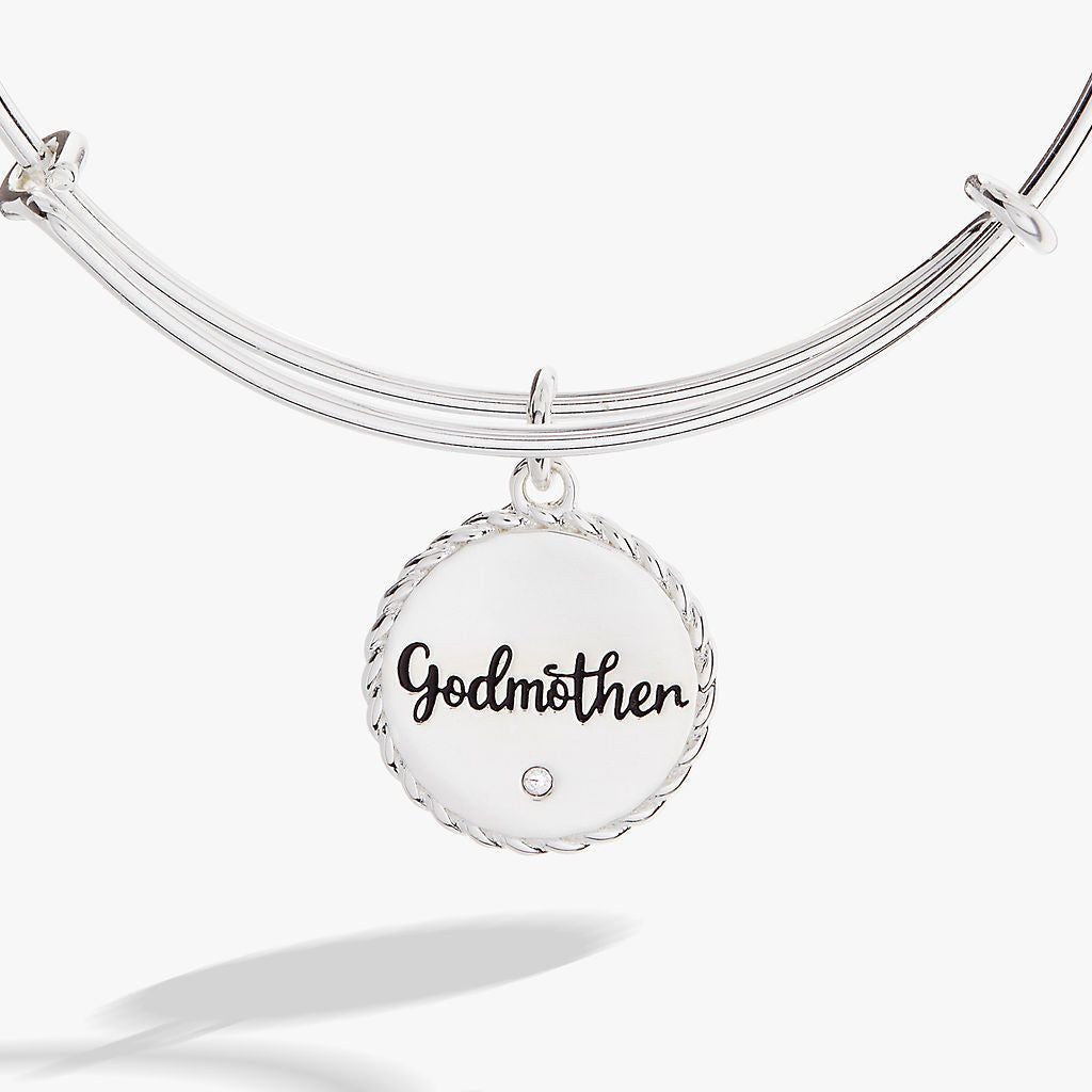 Godmother 'Loves Like A Parent, Acts Like A Friend' Charm Bangle
