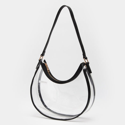 Transparent Shoulder Hobo Bag – Stadium and Concert Approved