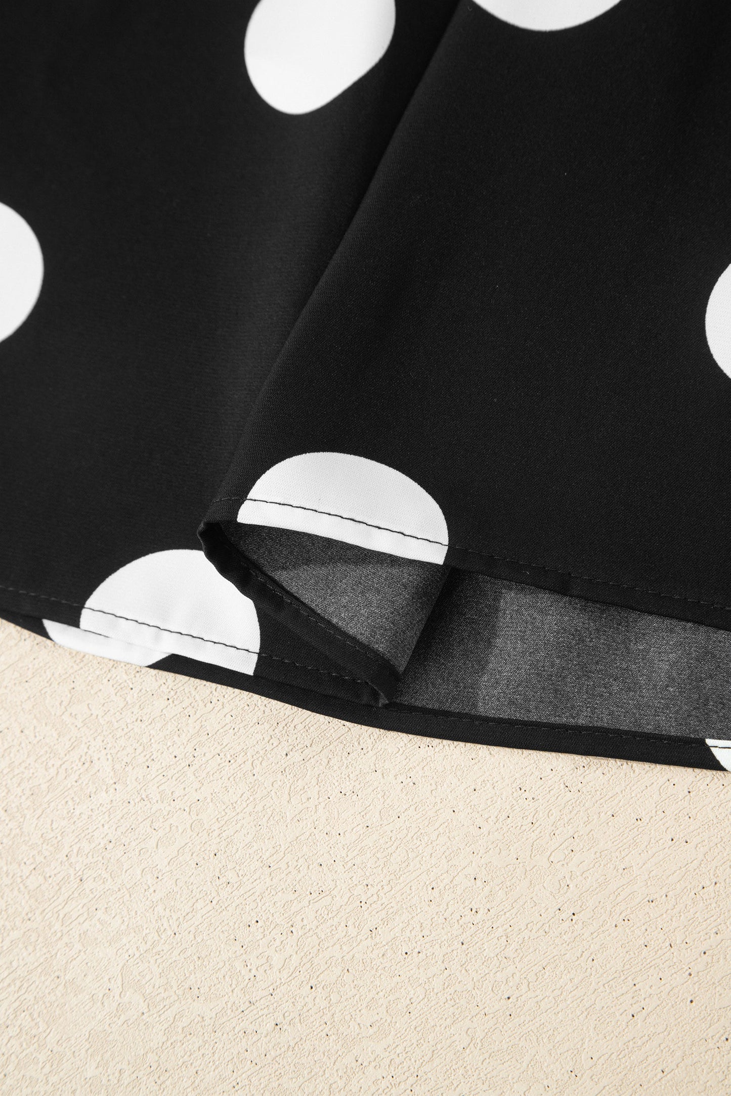 Polka Dot Pleated Tank & Wide Leg Pant Set