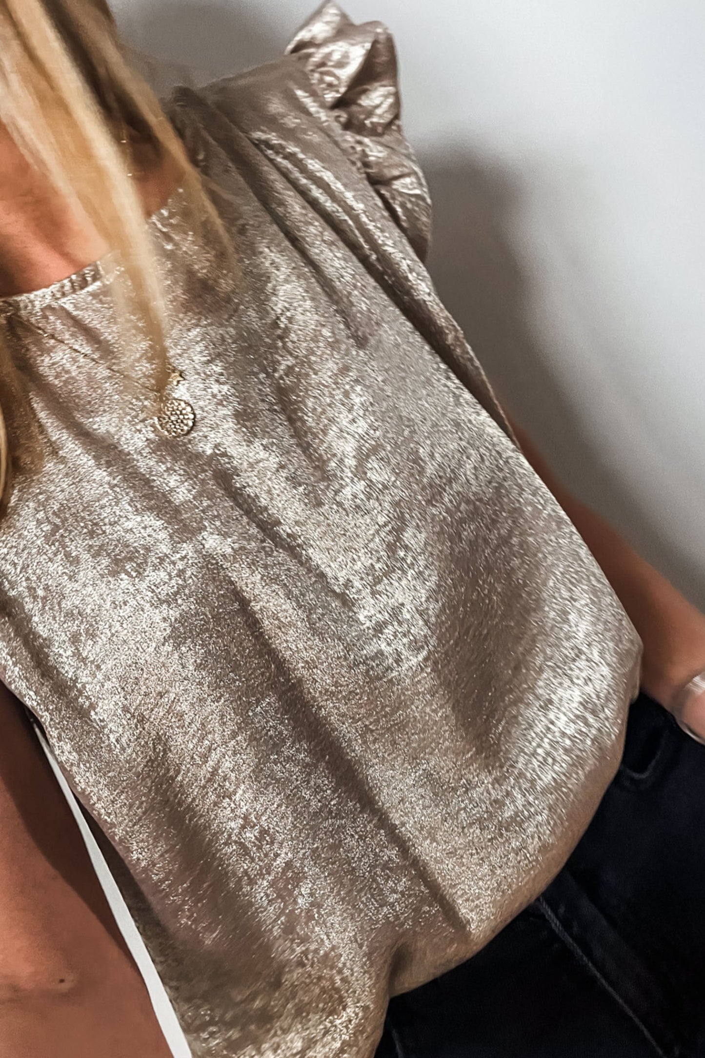 Parker Ruffle Trim Sleeveless Top