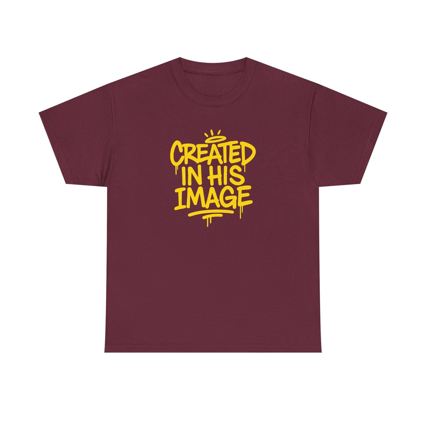 Created In His Image T-Shirt — Genesis 1:27 Inspirational Graphic Tee