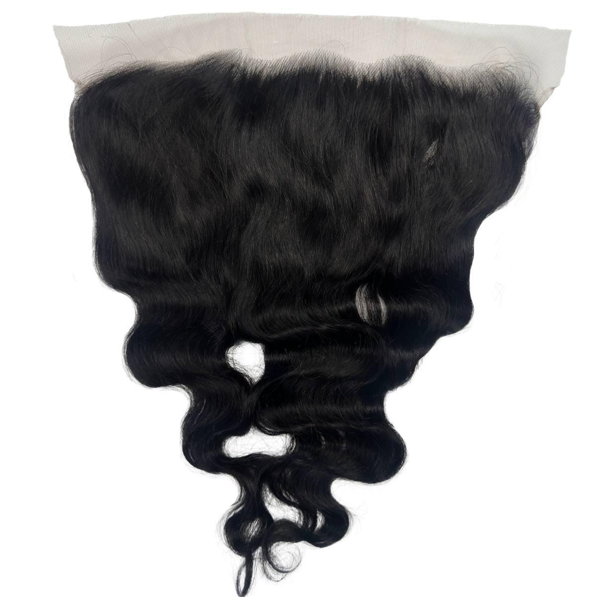 Jet Black Body Wave 13x6 HD Lace Human Hair Frontal