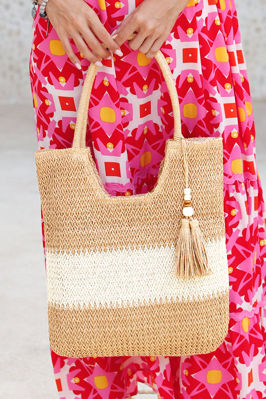 Layla Tassel Decor Tote Bag