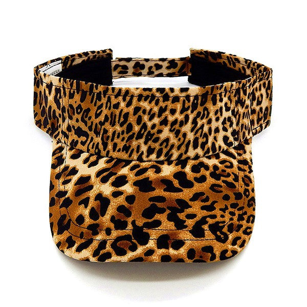 Leopard Pattern Sun Visor
