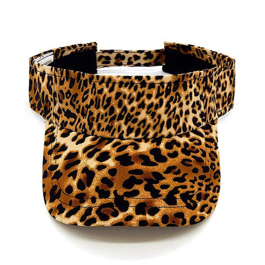 Leopard Pattern Sun Visor