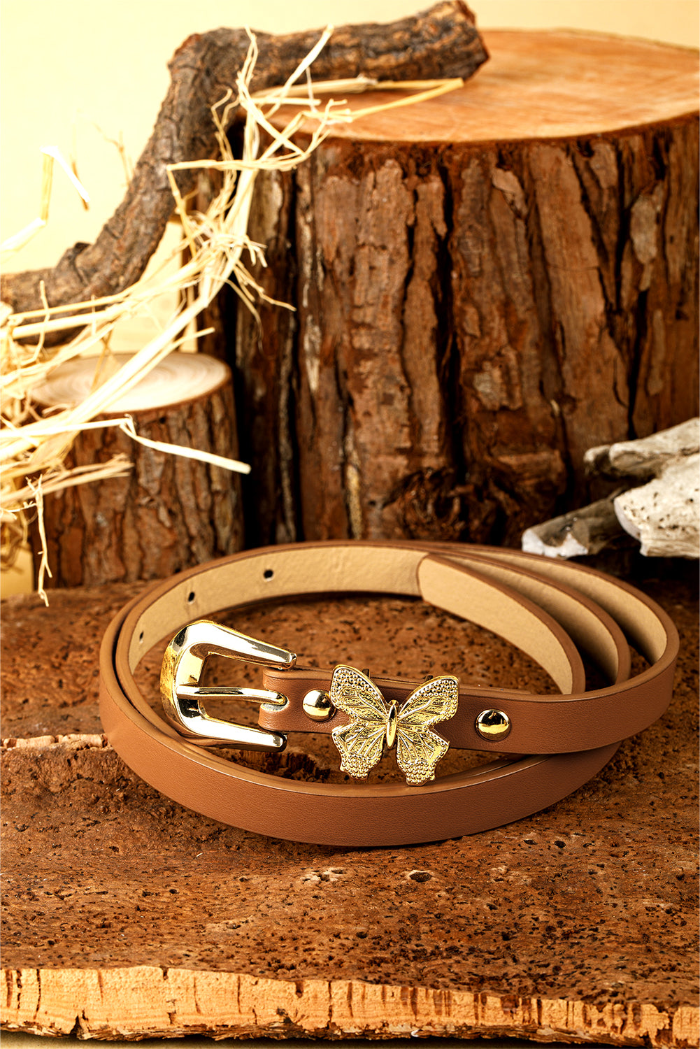 Julianna Leather Thin Waist Belt