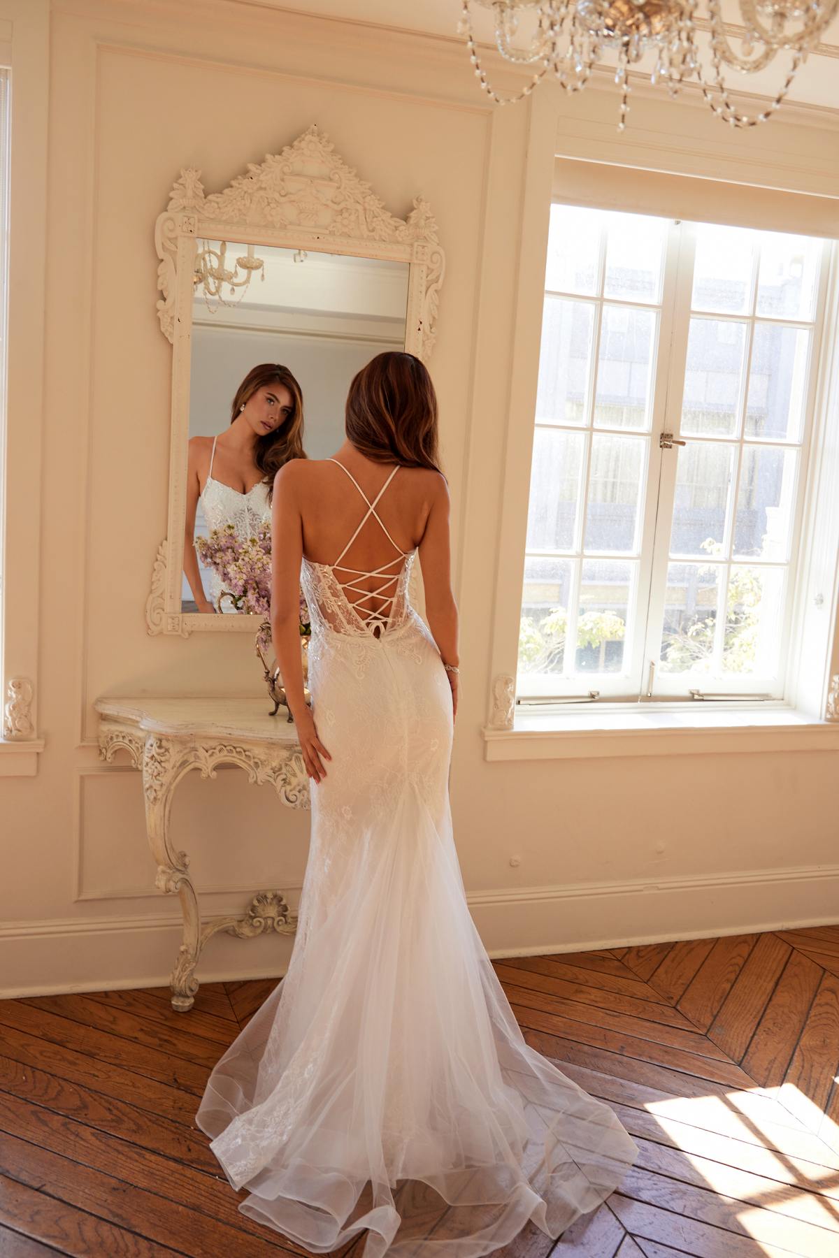 Juliet Embellished Lace Mermaid Bridal Dress