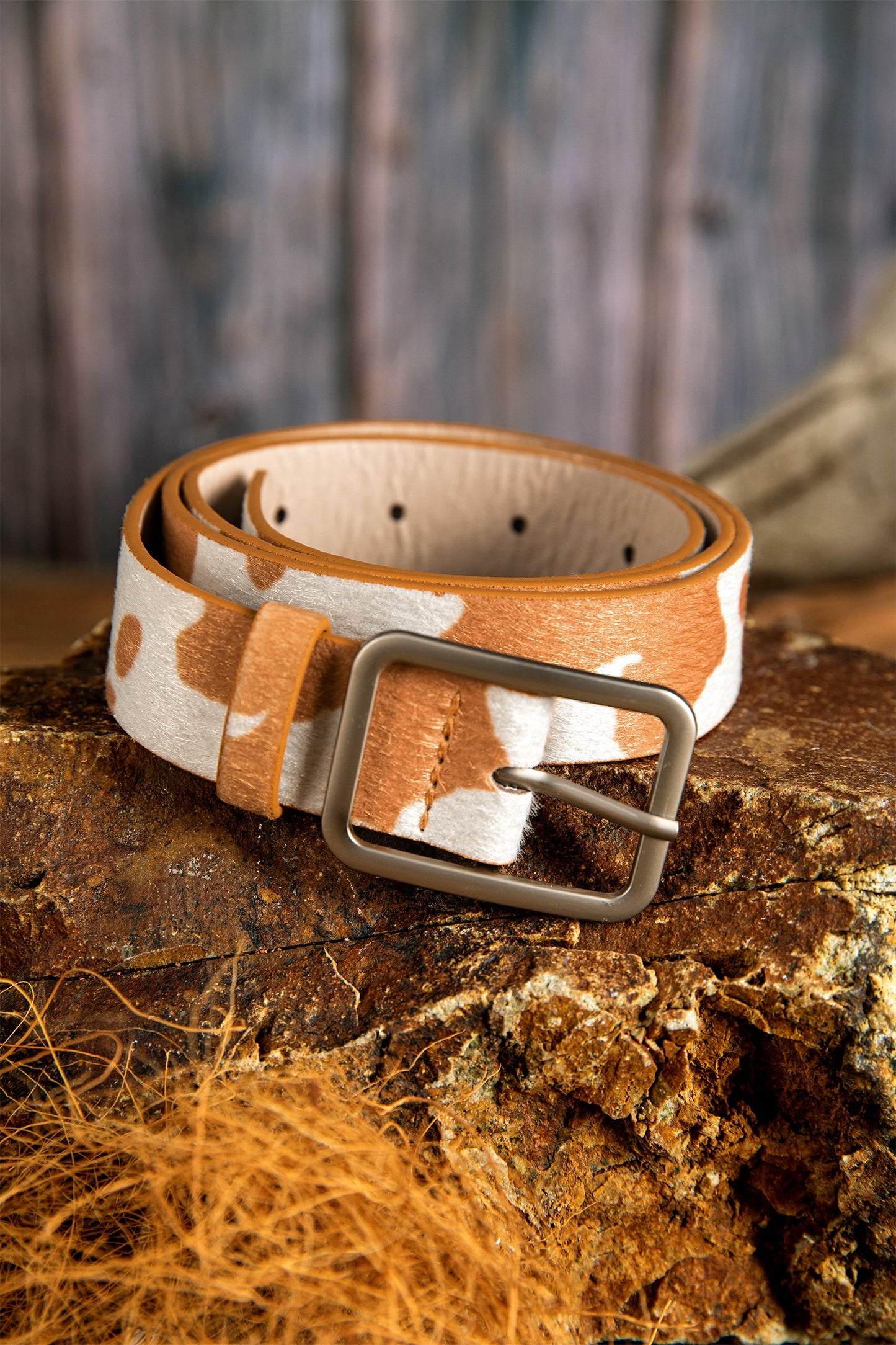 Sage Hair Pu Leather Belt