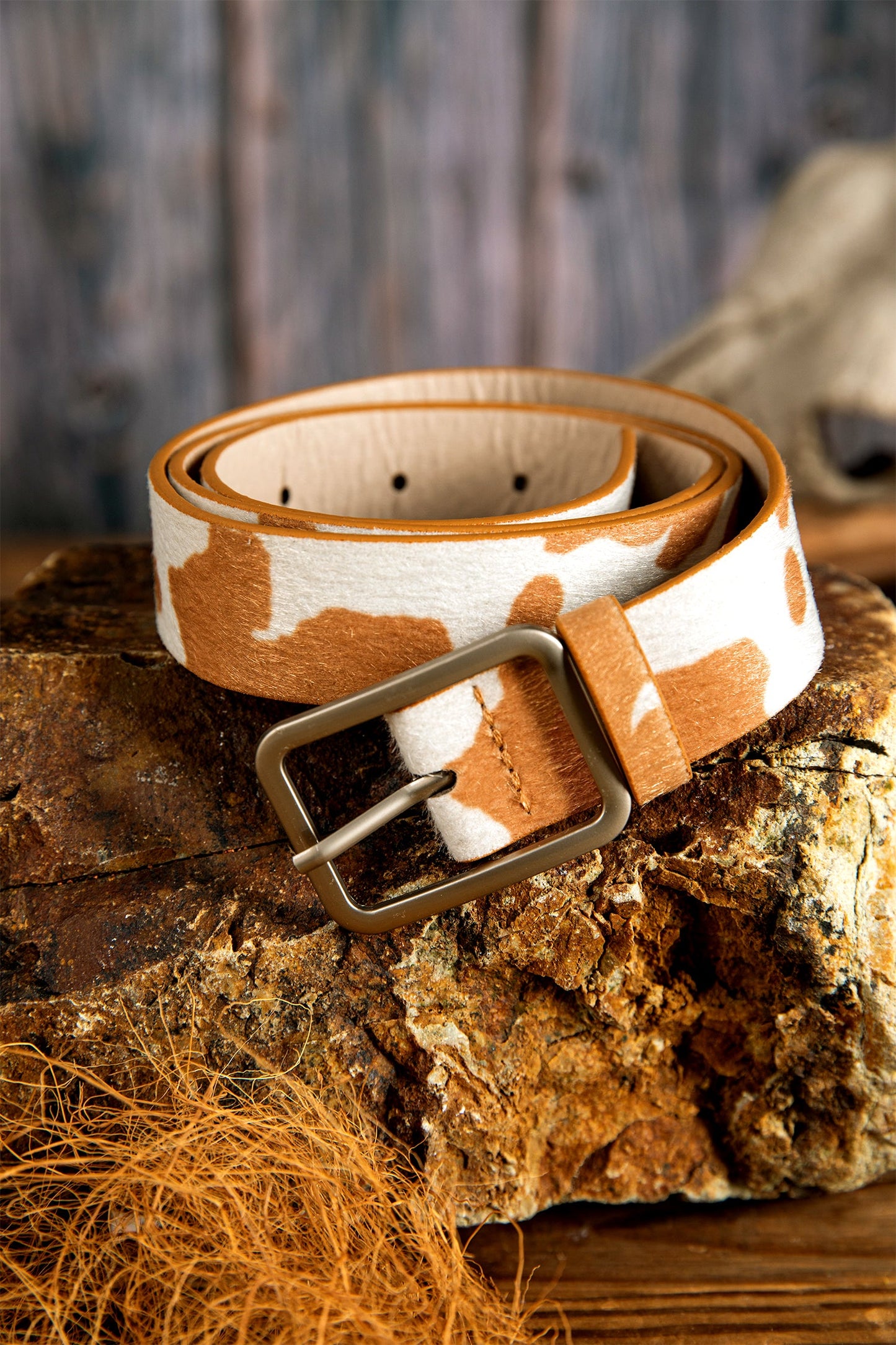 Sage Hair Pu Leather Belt
