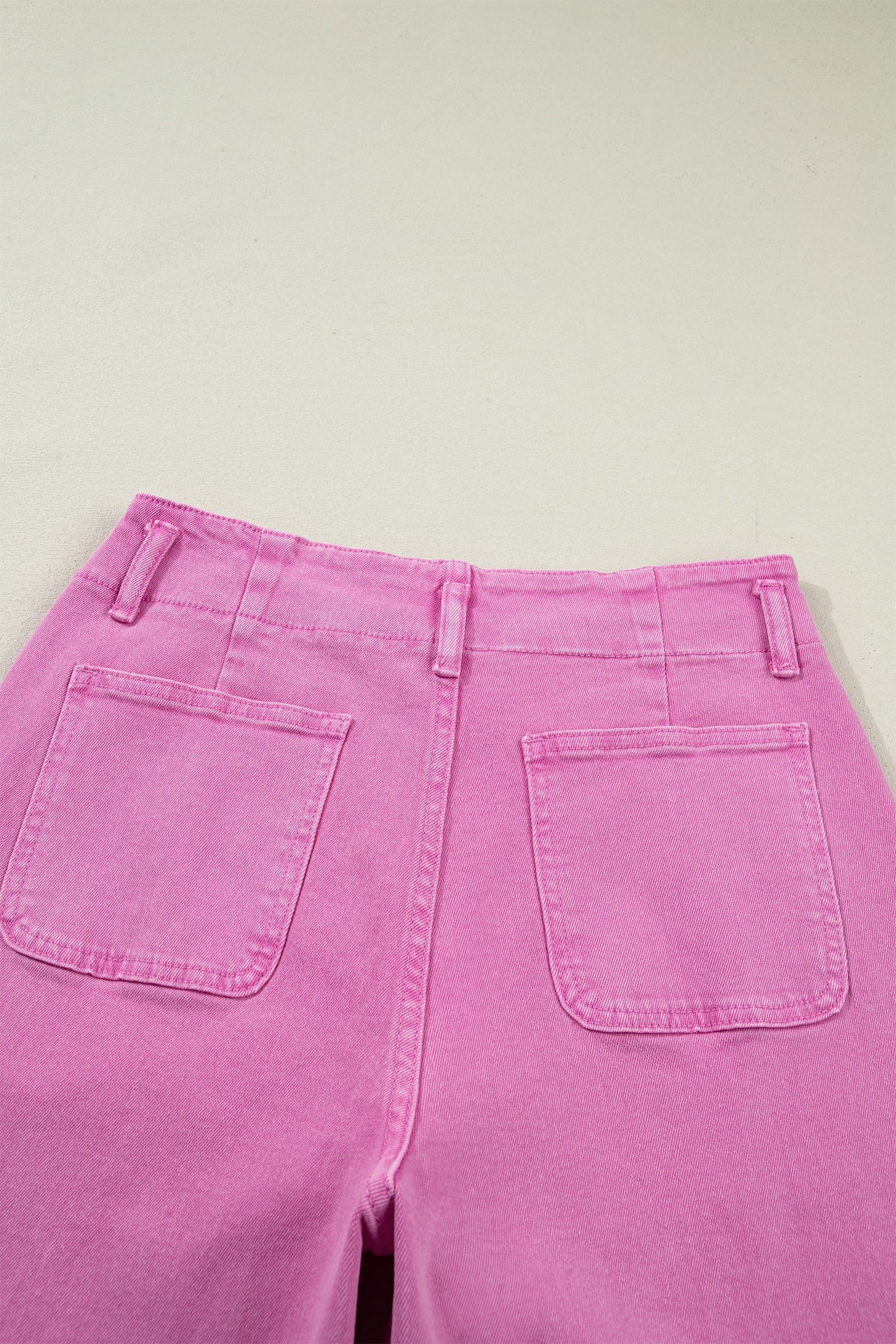 Bonbon 2-Button High Waist Flared Bottom Jeans