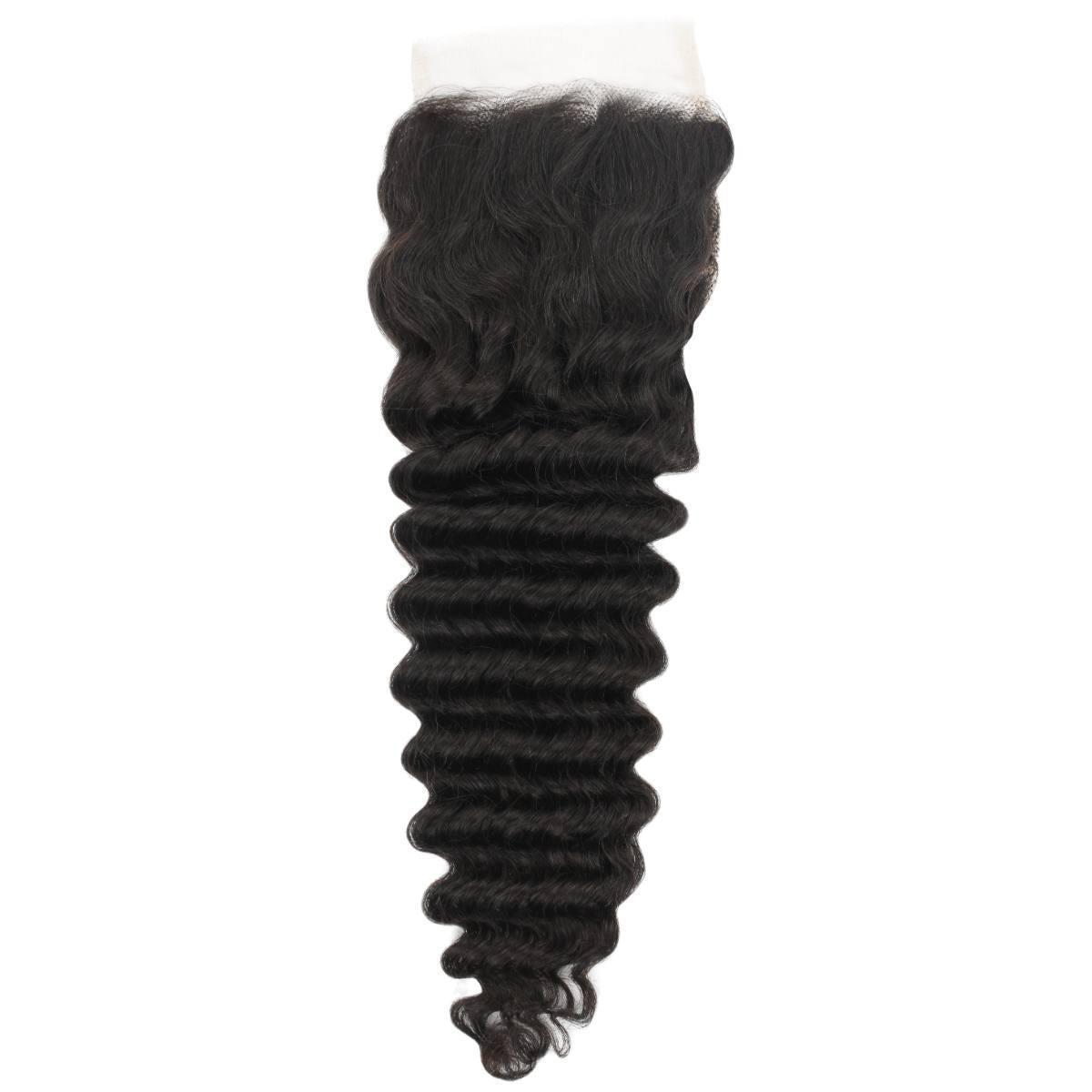 Deep Wave 4x4 HD Lace Human Hair Closure