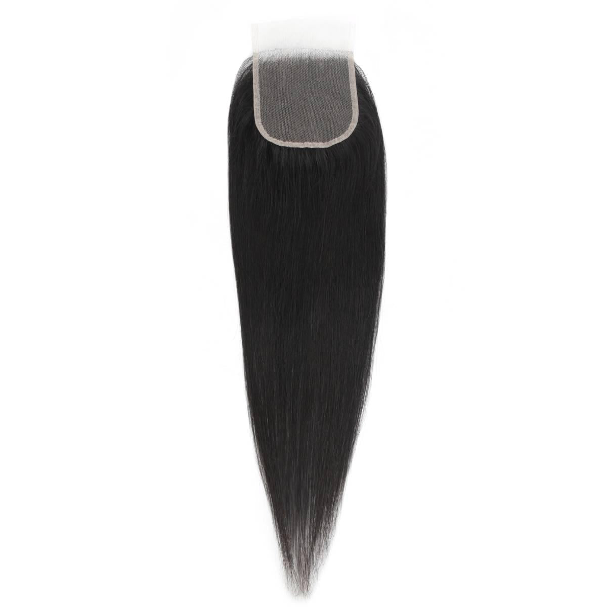 Brazilian Silky Straight 4x4 Transparent Lace Human Hair Closure