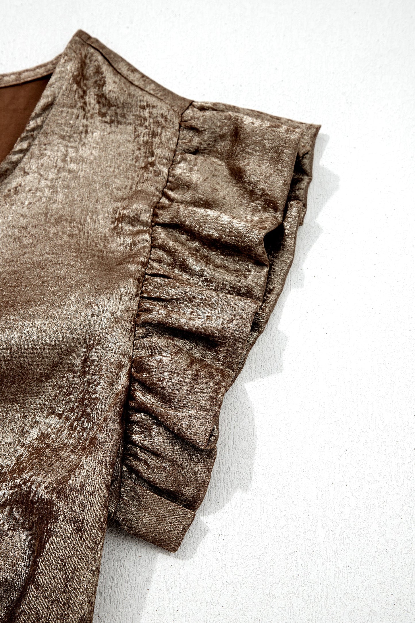 Parker Ruffle Trim Sleeveless Top