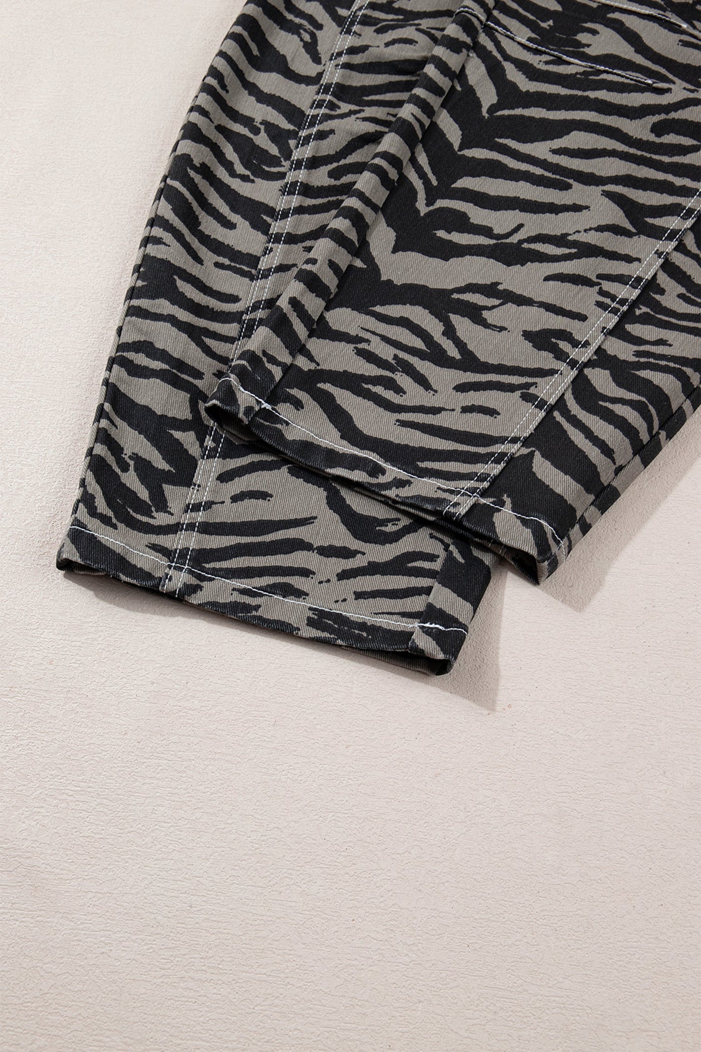 Hunter Printed Wide Leg Jeans