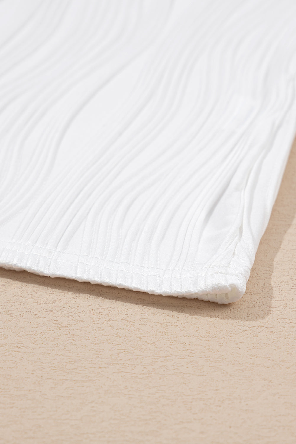 Raina Wavy Textured Tee