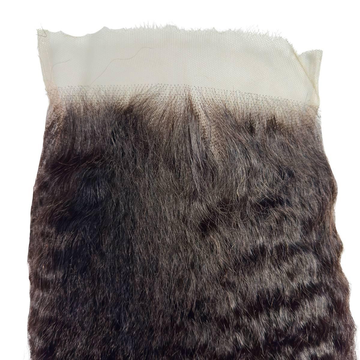 Kinky Straight 6x6 HD Lace Human Hair Closure