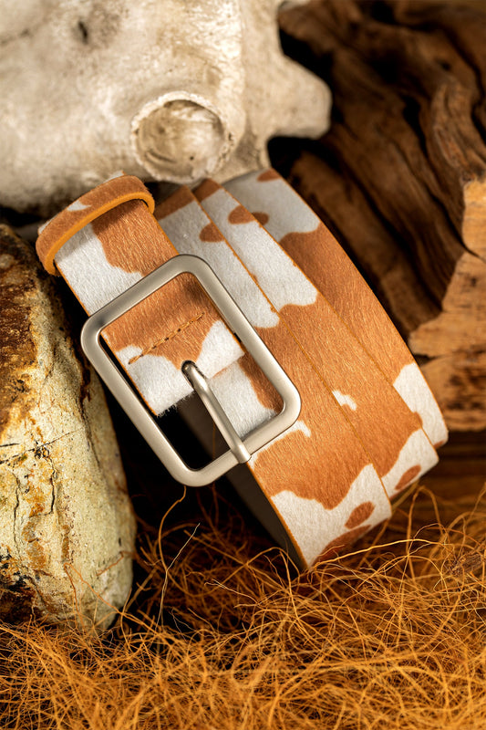 Sage Hair Pu Leather Belt