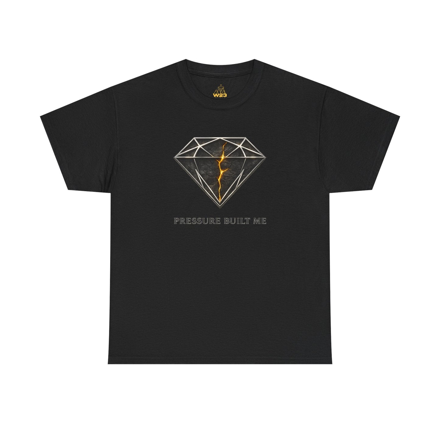 Pressure Built Me Diamond Tee – Luxury Streetwear Resilience Graphic Shirt