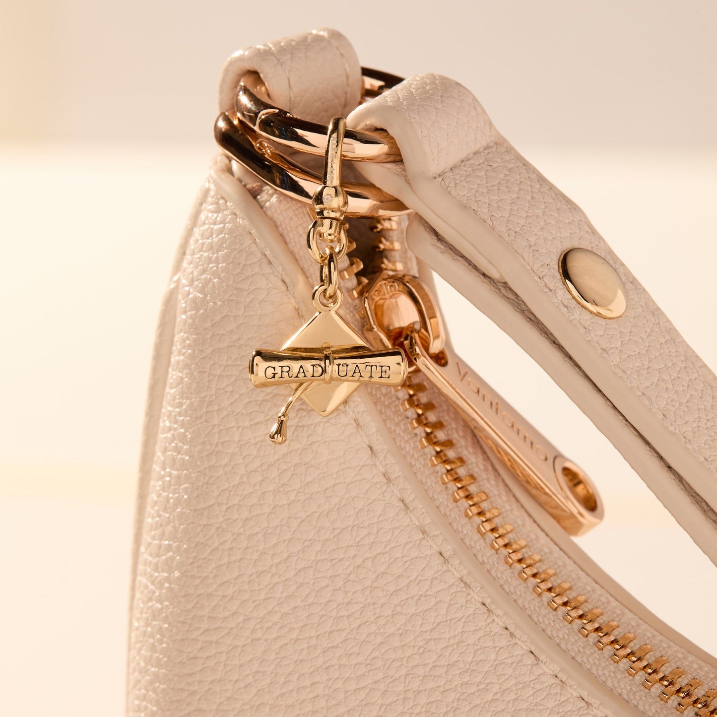 Graduation Cap Fob Clip Bag Charm