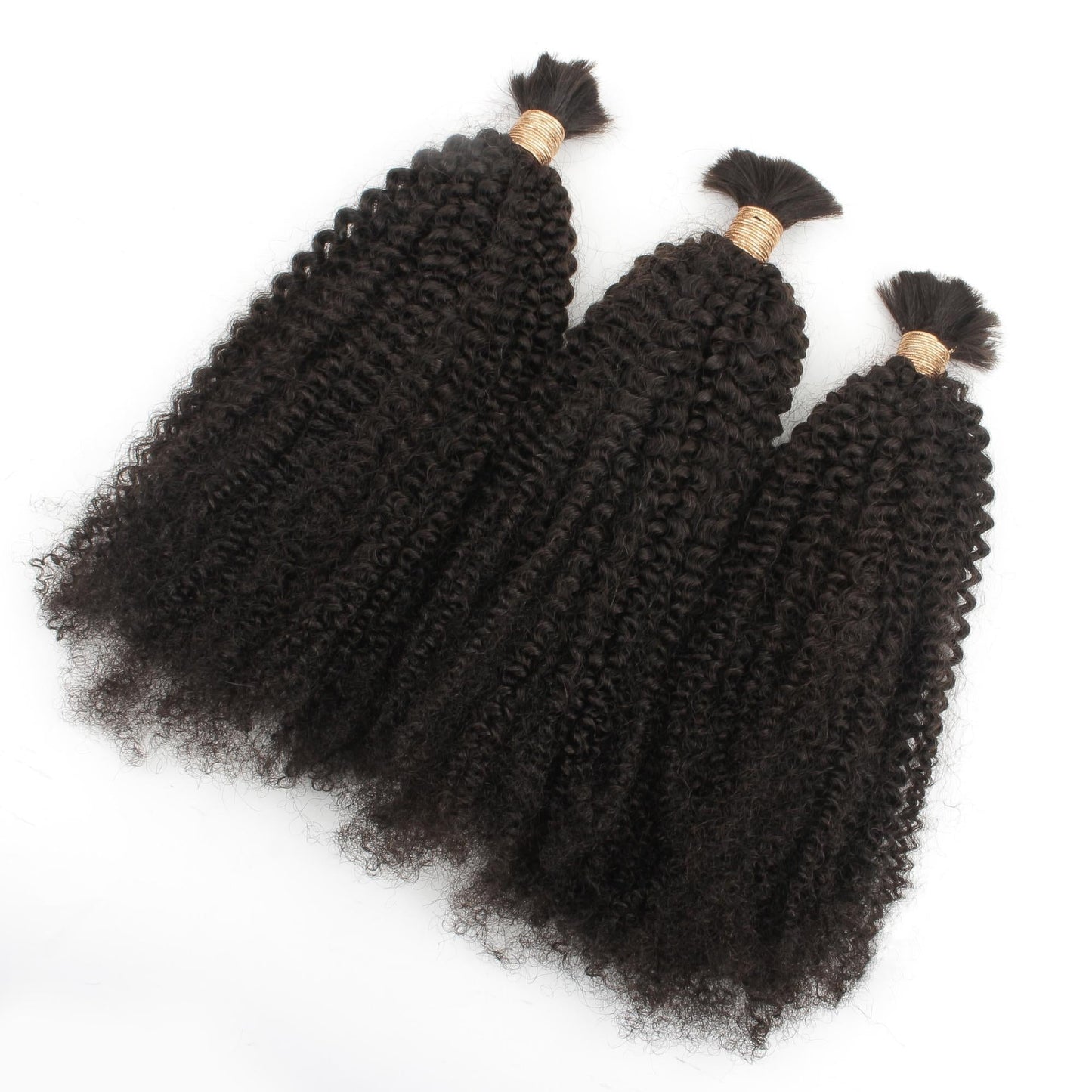 Afro Kinky Bulk 100% Human Braiding Hair