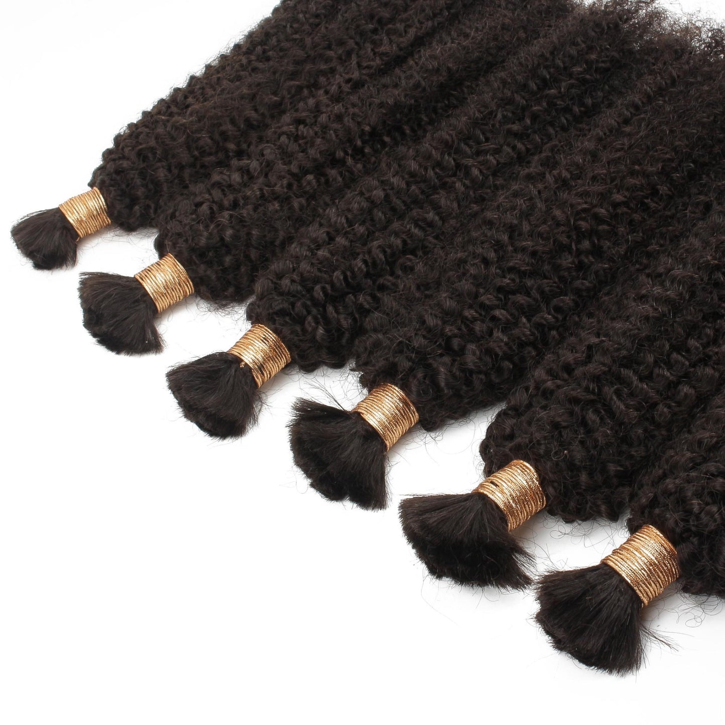 Afro Kinky Bulk 100% Human Braiding Hair