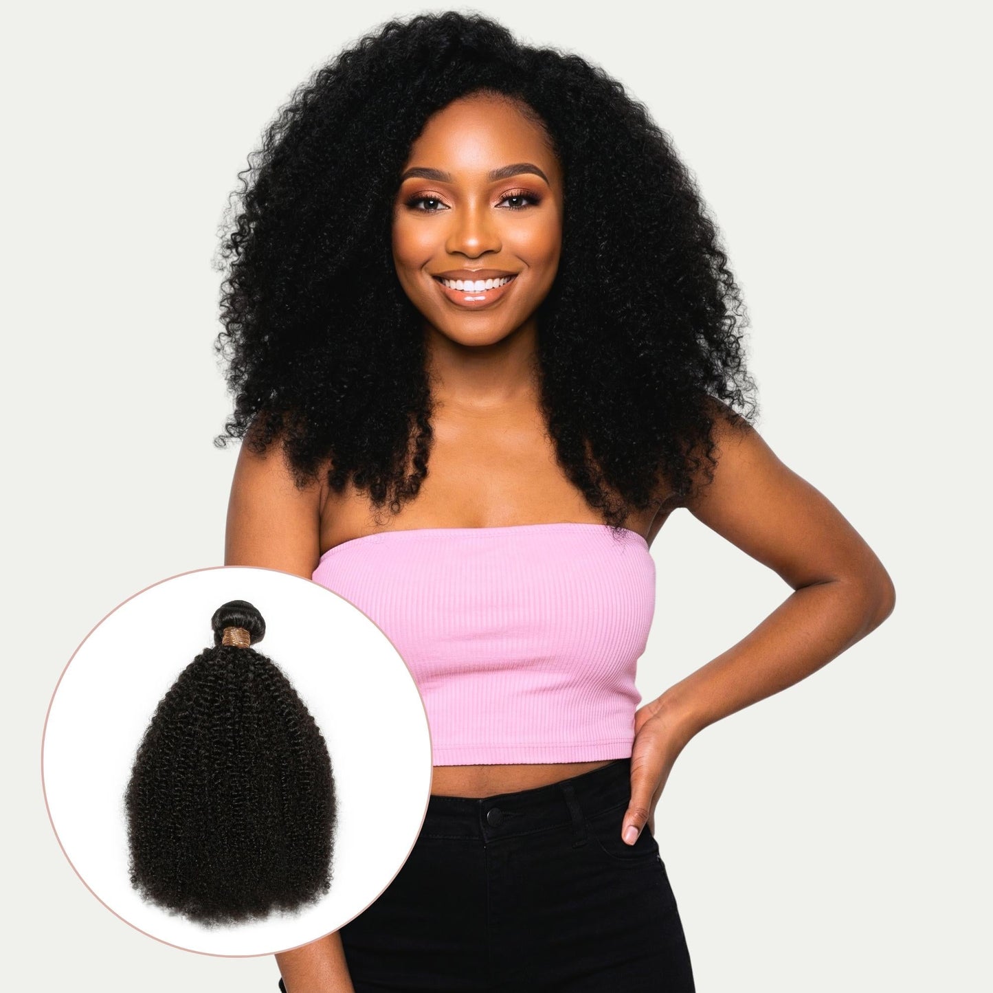 Afro Kinky Curly 100% Human Hair Bundles