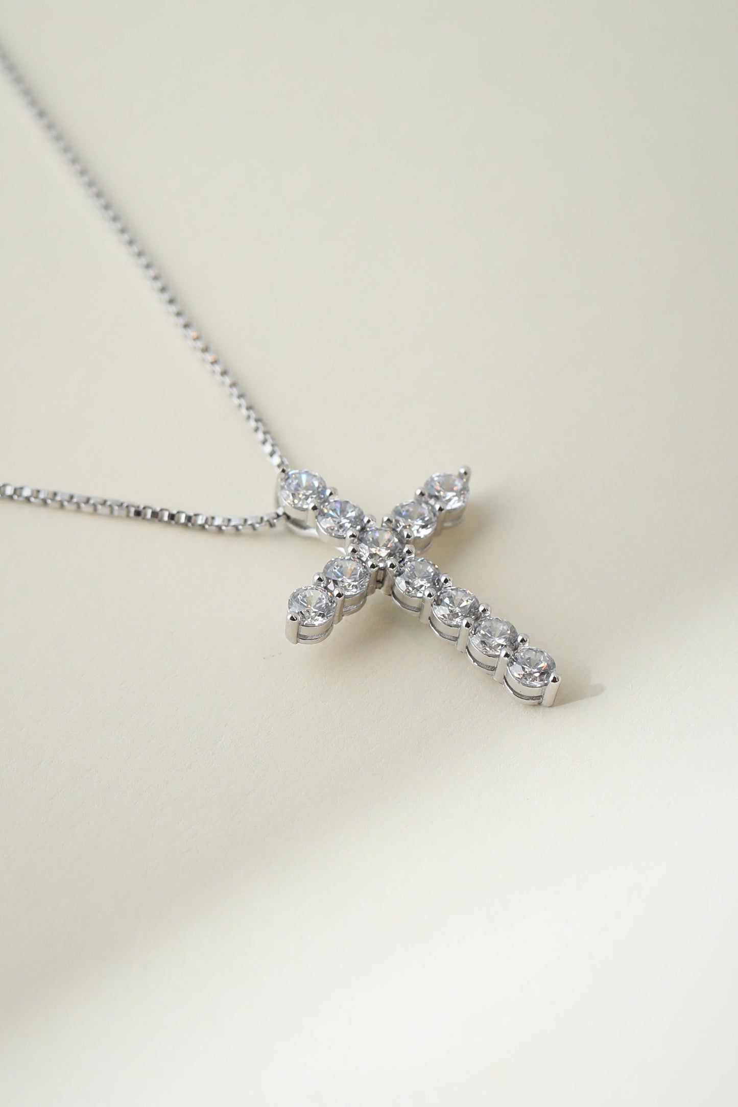The Bella Pavé Cross Pendant