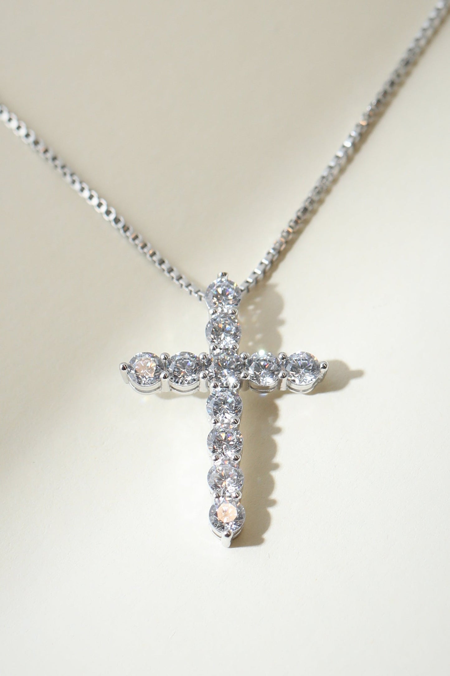 The Bella Pavé Cross Pendant
