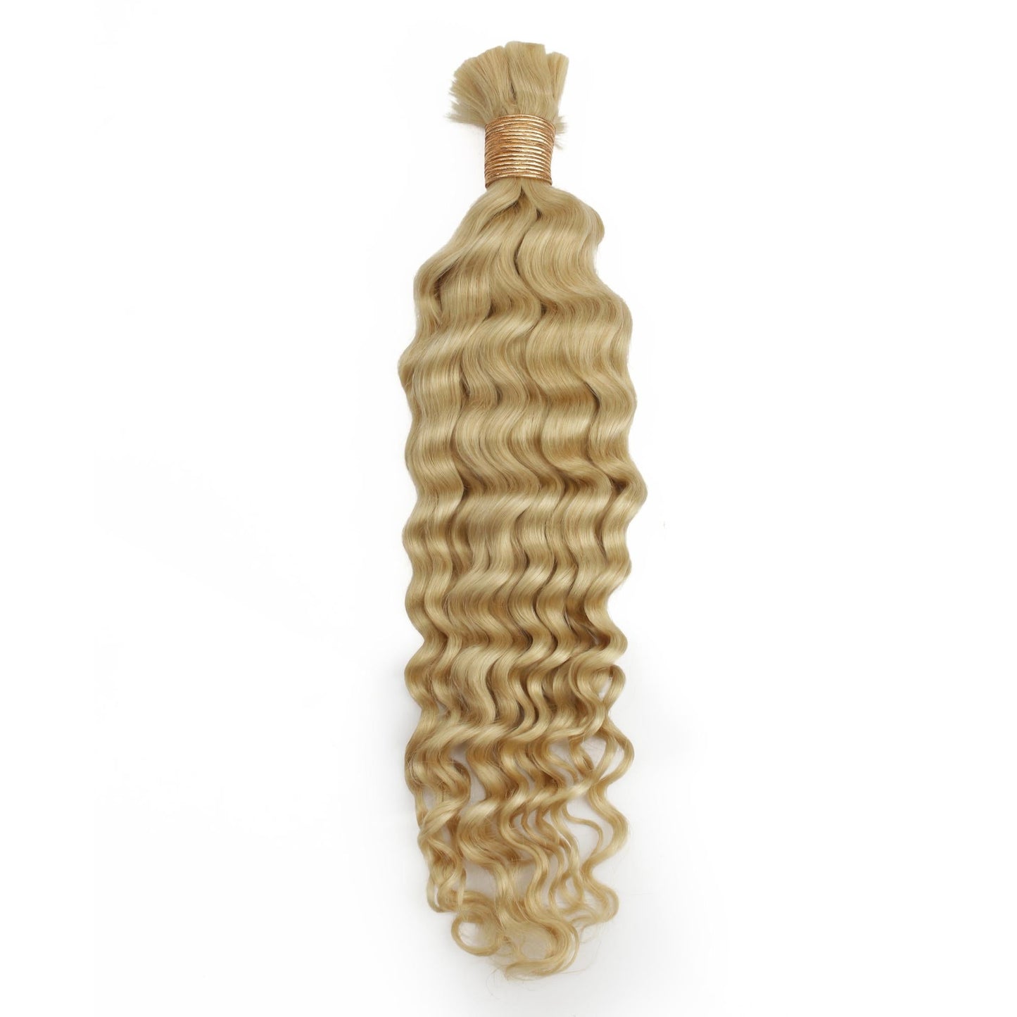Blonde Deep Wave Bulk 100% Human Braiding Hair