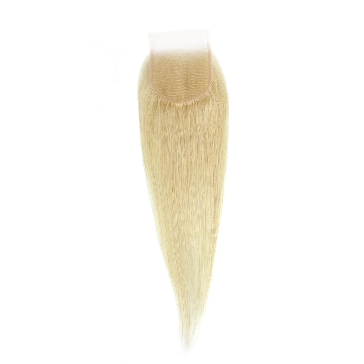 Blonde Straight 4x4 Transparent Lace Human Hair Closure