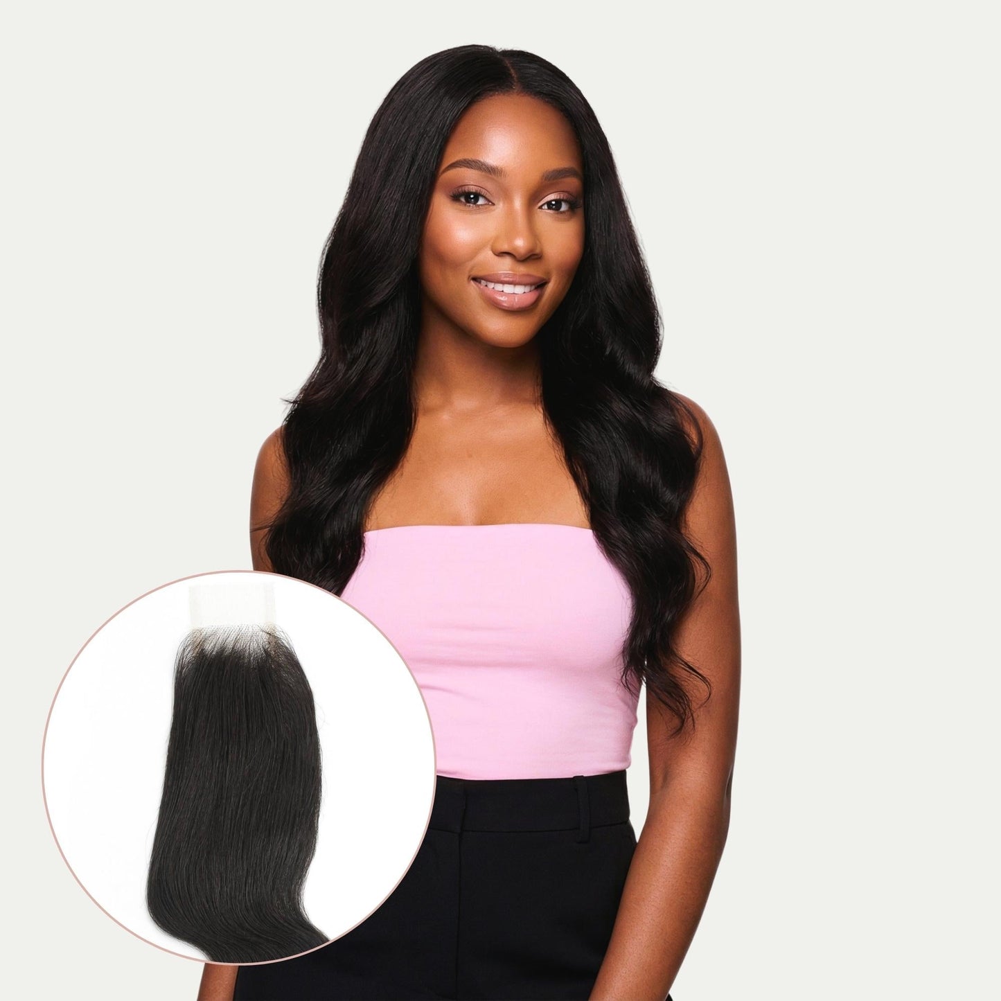 Brazilian Body Wave 2x6 HD Lace Human Hair Closure