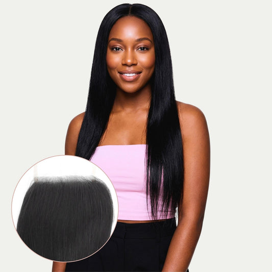 Brazilian Silky Straight 4x4 Transparent Lace Human Hair Closure