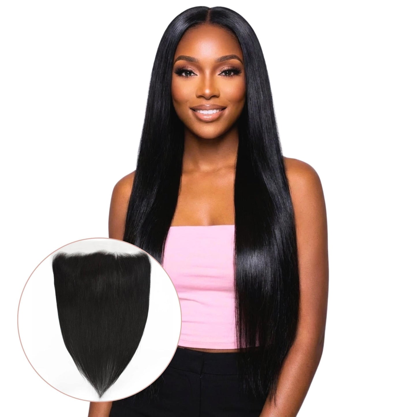 Brazilian Straight 13x4 HD Lace Human Hair Frontal