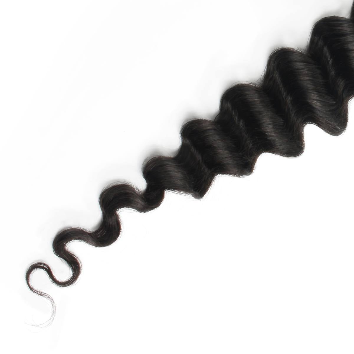 Deep Wave 2x6 Transparent Lace Human Hair Closure