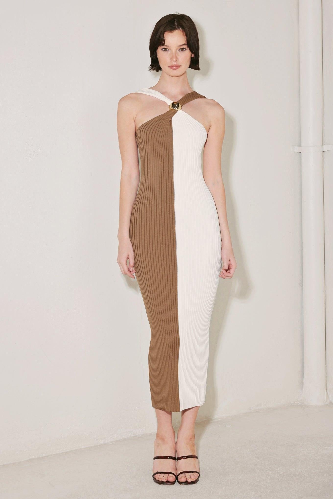 HEADLINER ENERGY SWEATER KNIT MIDI DRESS