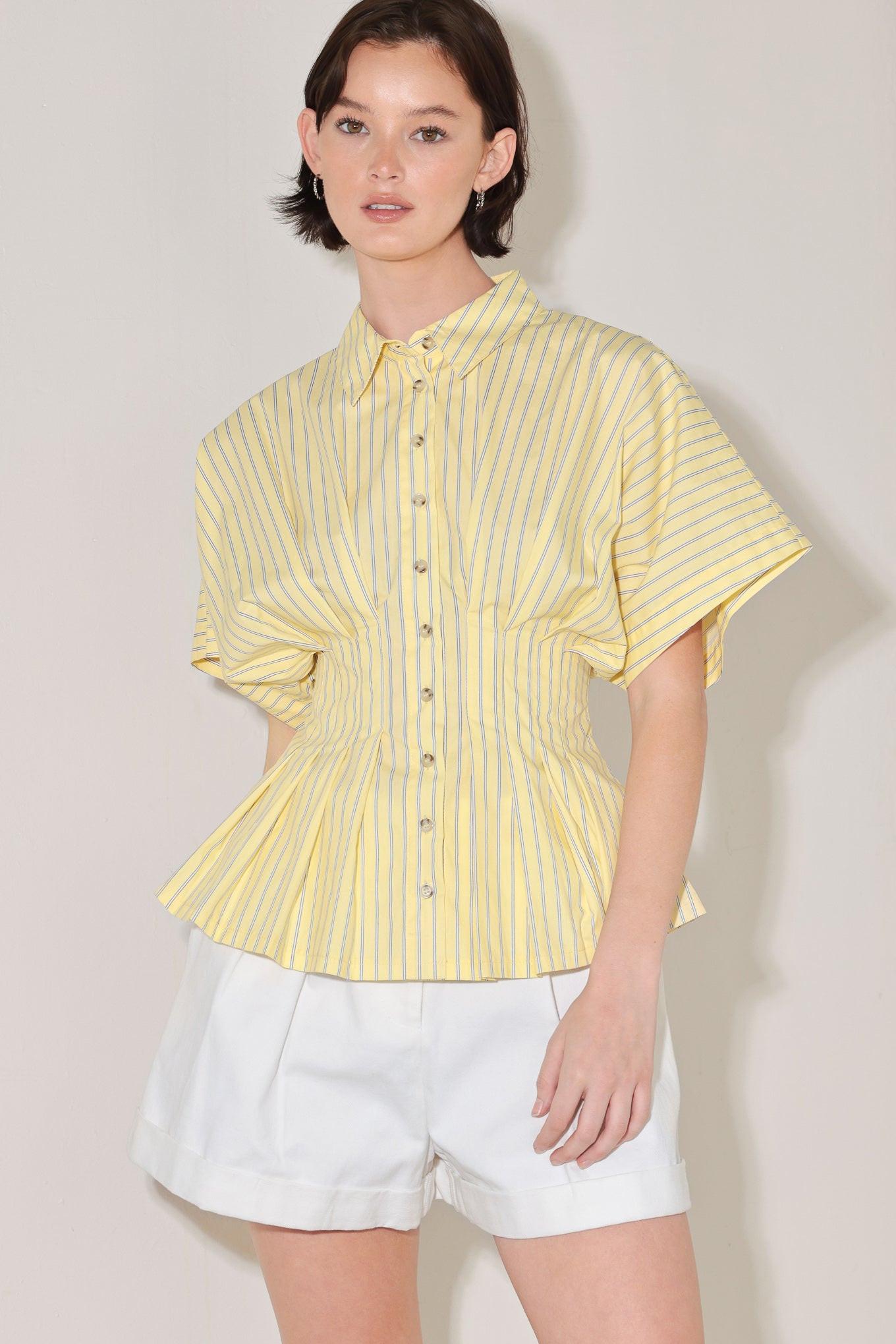 BUTTER MODE ACTIVATED WOVEN TOP