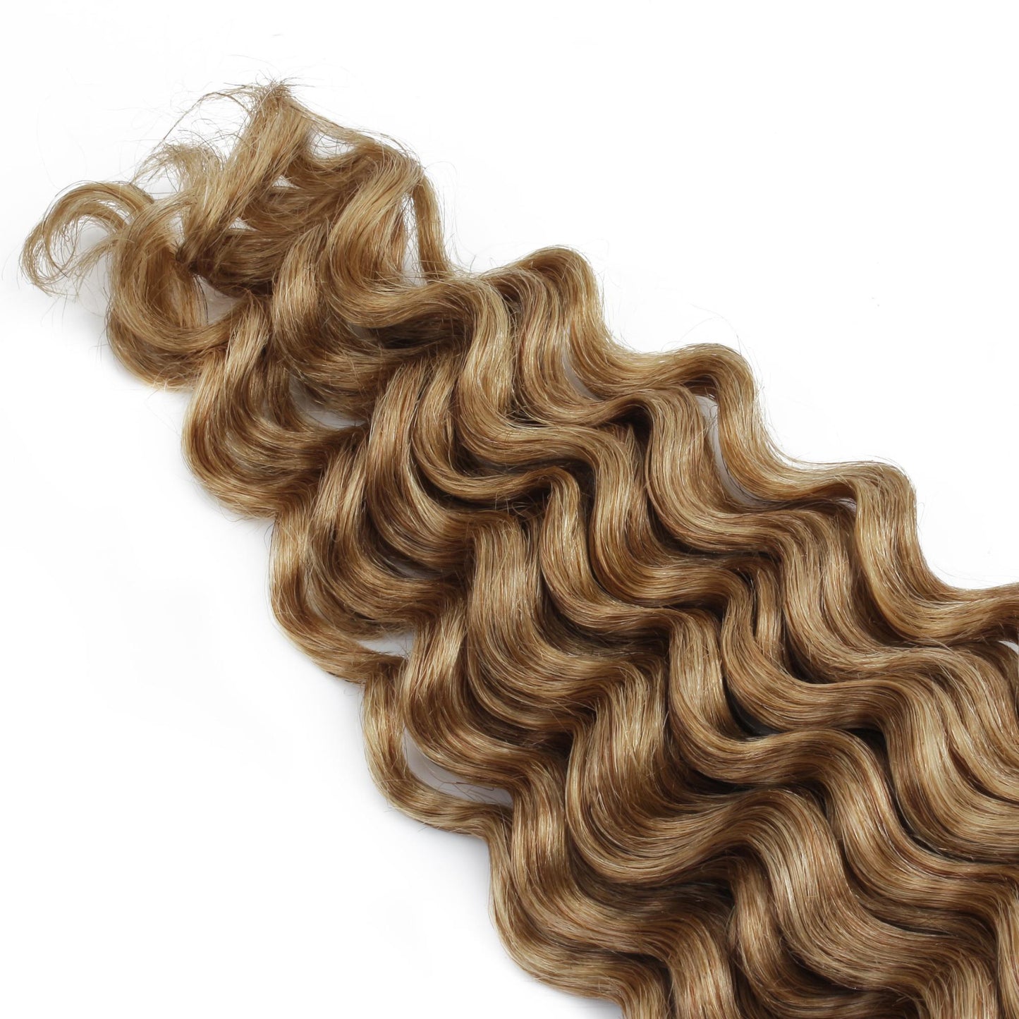 Honey Blonde Deep Wave 27 Bulk 100% Human Braiding Hair