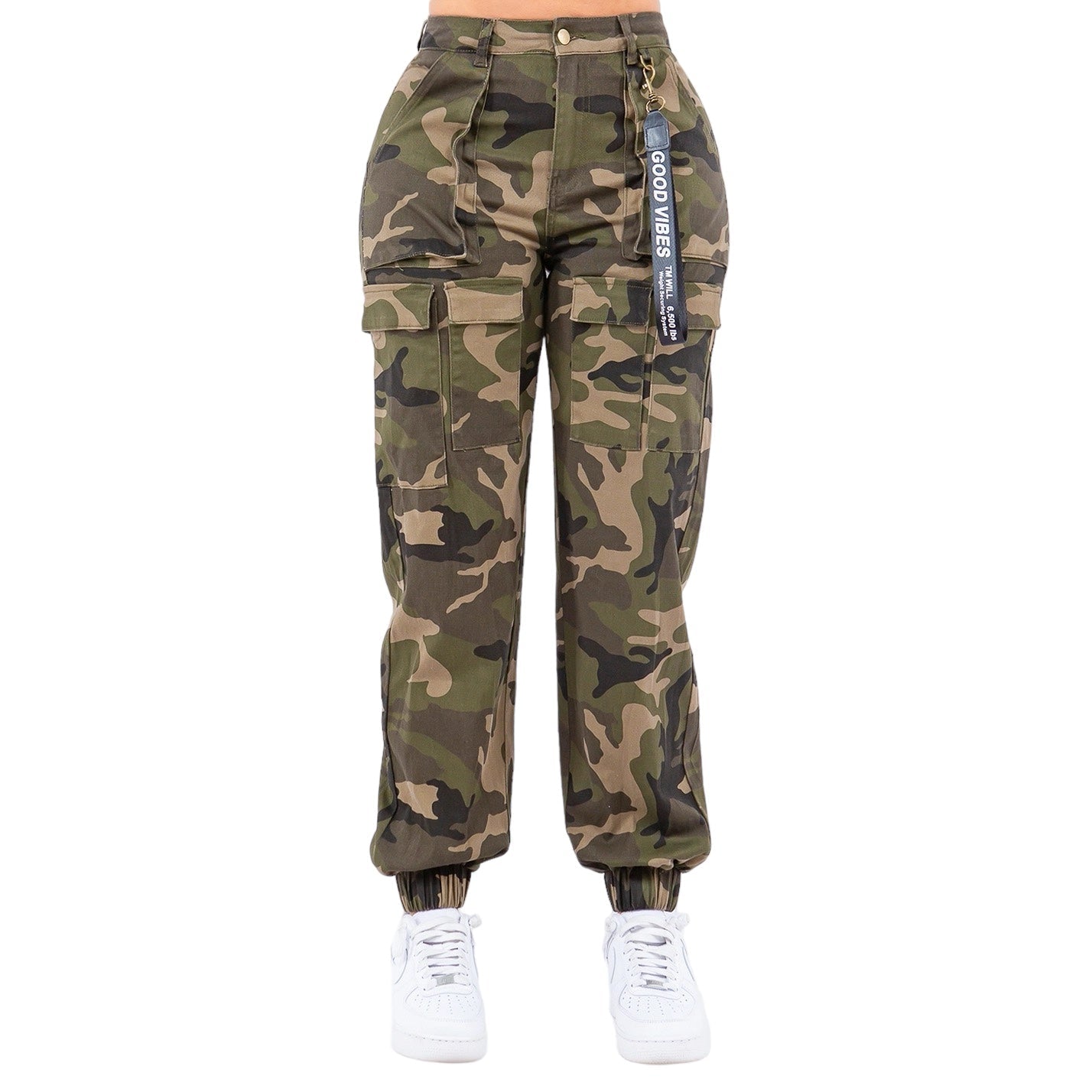High Waist Cargo Joggers