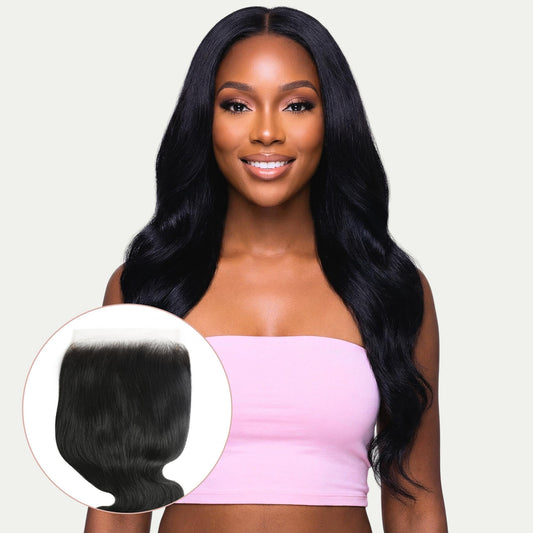 Jet Black Body Wave 7x7 HD Lace Human Hair Closure