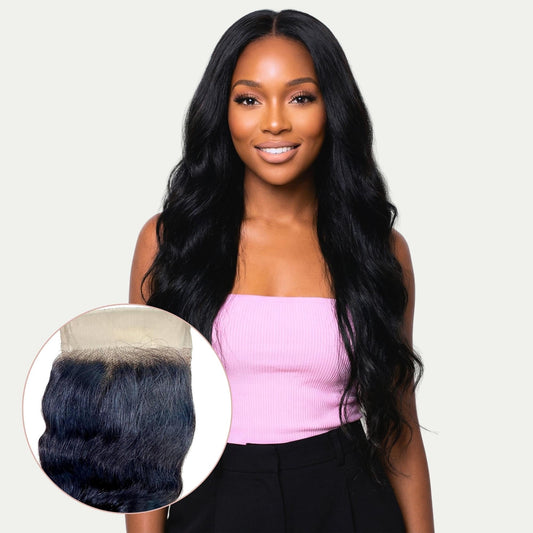 Loose Wave 4x4 Transparent Lace Human Hair Closure
