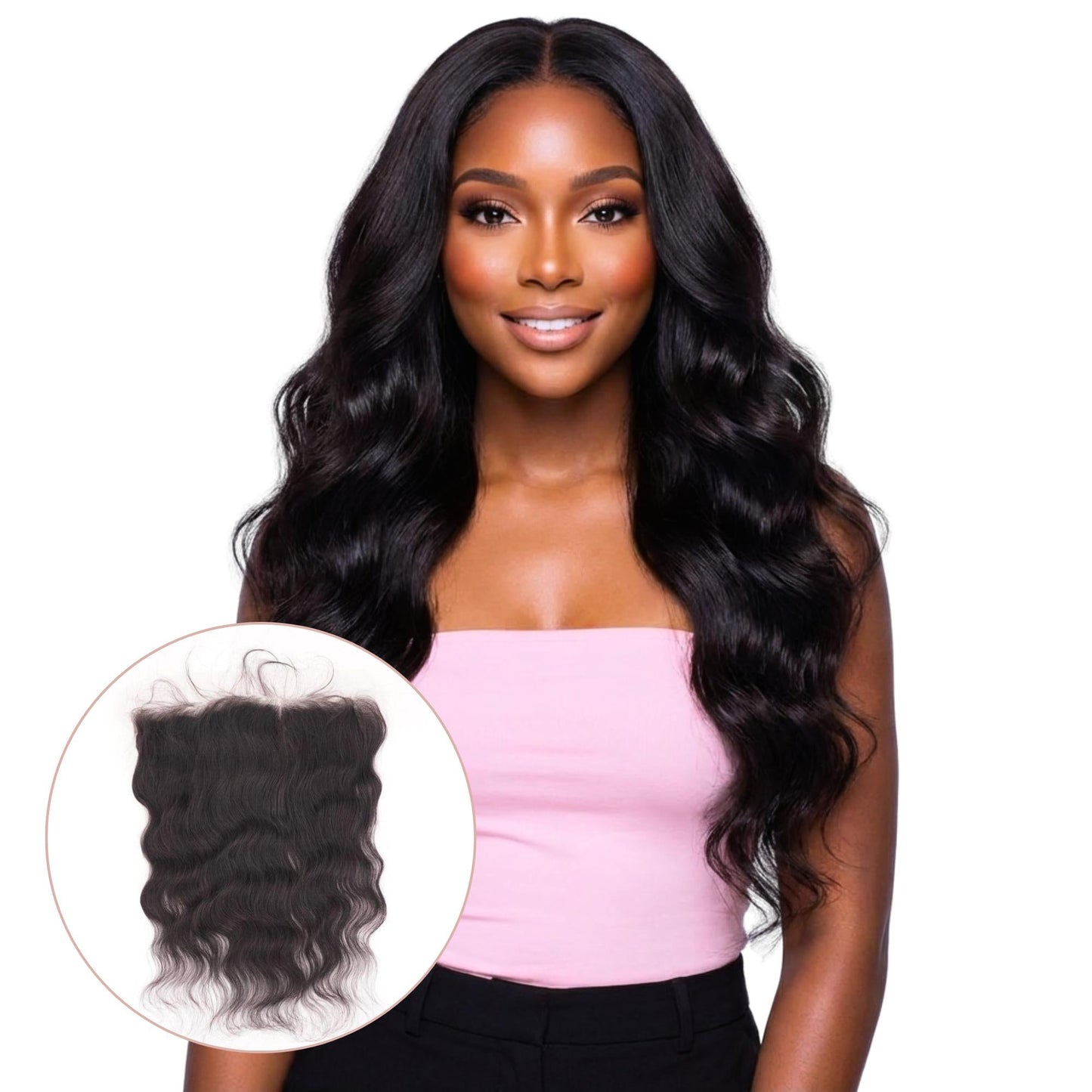 Loose Wave 13x4 HD Lace Human Hair Frontal