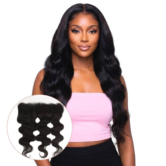 Malaysian Body Wave 13x4 Transparent Lace Human Hair Frontal