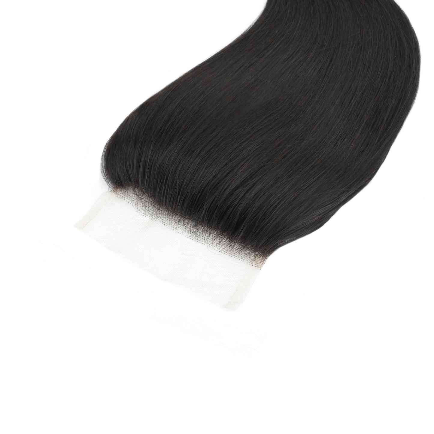Malaysian Straight 4x4 Transparent Lace Human Hair Closure