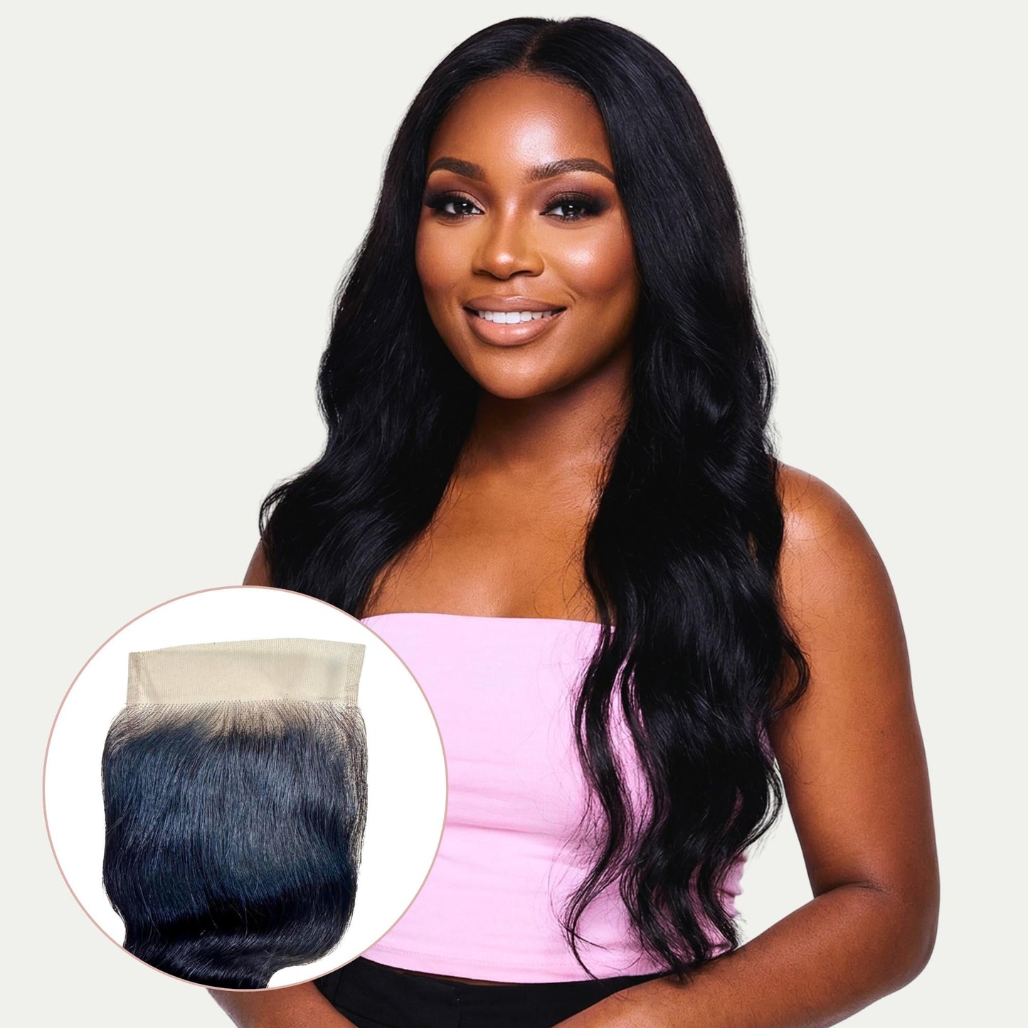 Raw Body Wave 4x4 HD Lace Human Hair Closure
