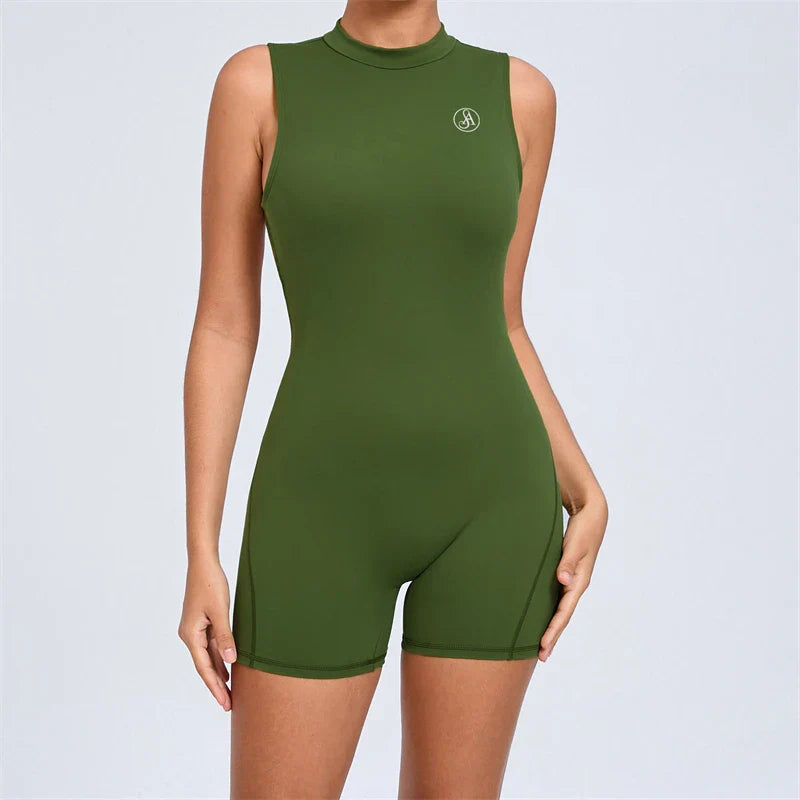 Allure Women's Backless Sport Jumpsuit